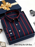 Men's Black and White Strip Shirt (FS-4)