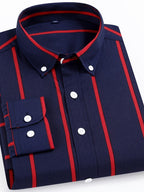 Men's Black and White Strip Shirt (FS-4)